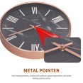 thumbnail image 4 of Reloj De Pared Silencioso De Cuarzo De Pared Reloj Colgante Preciso Reloj De Números Romanos Decorativos Reloj De Pared Para El Hogar Para La Decoración De La Oficina En El Hogar Speravity HA016795-00, 4 of 7