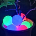 thumbnail image 2 of LINLIN LED Ball Mood Light, LED Mood Lamp Ball Light Floating Pool Light 16RGB Glow Balls Rechargeable Bedside Night Lamp Light 7.8cm, 2 of 8