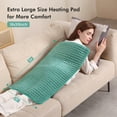 thumbnail image 6 of MARNUR Large Heating Pads, 18"x33" Extra Large Super Soft Heating Pad, 2 Hours Timer, 6 Temperature Settings, Fast Heating for Neck Back Shoulder Relief and Cramps, 6 of 11