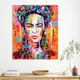 thumbnail image 3 of Cuadro Moderno Frida Kahlo Graffiti Colores En Lienzo Canvas, 3 of 4