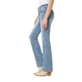 thumbnail image 3 of WallFlower Women's Luscious Curvy Bootcut Mid-Rise Insta Stretch Juniors Jeans (Standard and Plus), 3 of 5