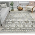 thumbnail image 2 of Mason Brooks Cressida CA50A River Silt Moroccan Tribal Gray Area Rug, 2'6" x 4', 2 of 5