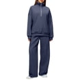 thumbnail image 4 of Pyhlmscde Womens Two Piece Fashion Long Sleeve Sweatsuit Sets, Two Piece Sets for Women, Womens Loungewear Set, Sweatsuits Women 2 Piece Outfit, 4 of 6