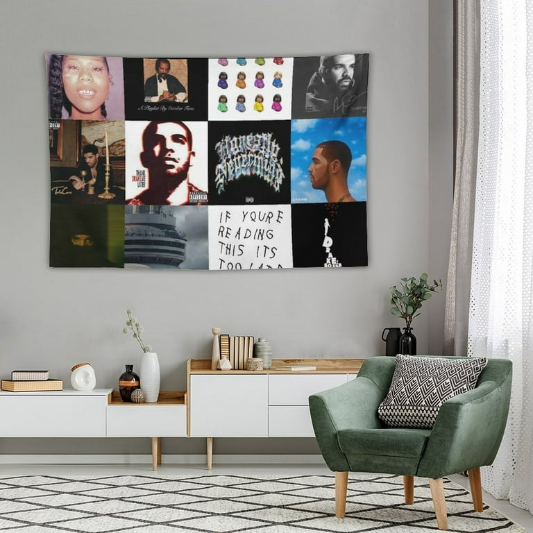 Rapper Tapestry Music Album Cover Collage Tapestry Wall Hanging Room Flags Dorm Backdrop Wall Art Poster Home Decor Fans Gift 40 60 in Walmart