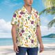 thumbnail image 3 of Fotbe Vegetable Camisa Hawaiana para Hombre Unisex – Camisa Casual de Verano con Botones de Manga Corta de Algodón y Lino,Small, 3 of 7
