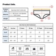 thumbnail image 4 of Womens Stretch Panties Seamless Invisible Panties Hipster Mid Rise Briefs No Panty Line Underwear, 4 of 6