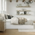 thumbnail image 5 of AFI Canyon White Wood Platform Bed with Matching Footboard & TXL Trundle, King, 5 of 16