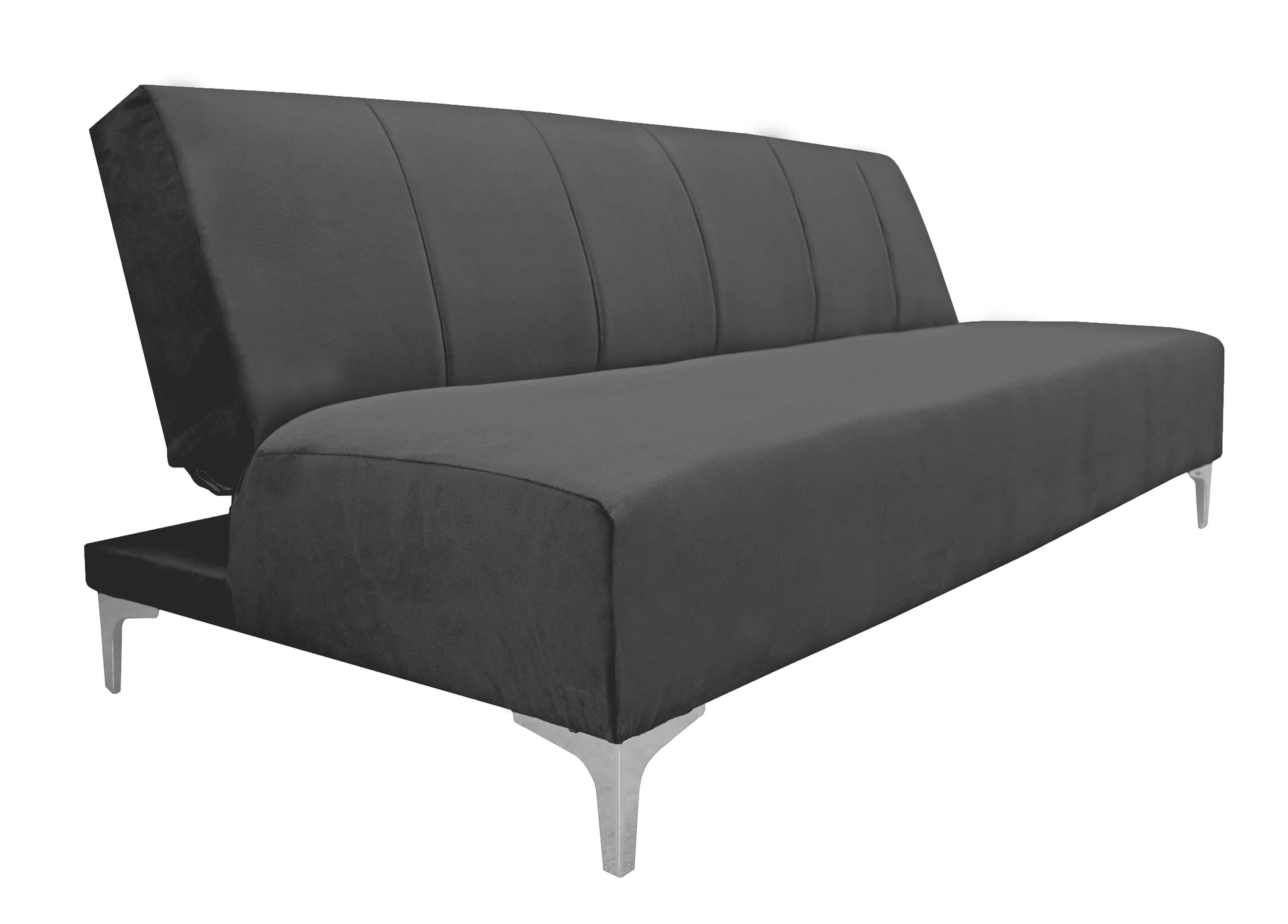 Sofa Cama Reclinable El Bazar Store Miami Gris Oxford terciopelo ...