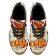 thumbnail image 2 of Happy Thanksgiving Turkey Pumpkin HarveStCanada Shoes Sneakers Black Size 7.5, 2 of 7
