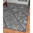 thumbnail image 2 of GAD Jule Premium Geometric Indoor Outdoor Area Rug DENIM BLUE 5'3" X 7'7" Geometric Stain Resistant 5' x 8' Outdoor Patio Rectangle, 2 of 5