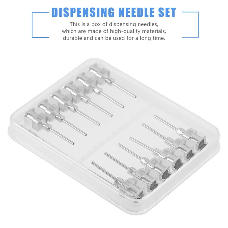 12 Pcs Stainless Steel Needle Filter Strainer Dispenser Needle 