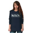 thumbnail image 3 of Bacon Meat Lover Sweats Carnivore Plus Size Long Sleeve Graphic Tee Shirt Brisco Brands 2X, 3 of 5