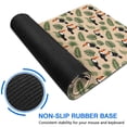thumbnail image 6 of 31.5x15.7 Inch Gaming Mouse Pad, Non-Slip Stitched Rubber Desk Mat for Desktop & Laptop,Hummingbird Tropical Toucan Beige Pattern, 6 of 6