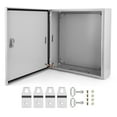 thumbnail image 1 of Yiwa NEMA 4X Rated Steel Electrical Box, 24*24*8 Inch Waterproof and Dustproof Junction Box with Mounting Plate, Lockable Design, 1 of 5