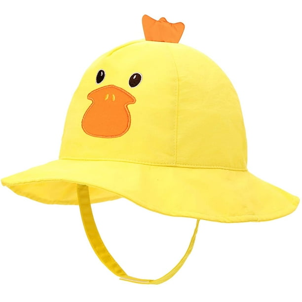 Cubo de algodón con forma de Animal para bebé, sombreros de sol para niños pequeños UPF 50+, sombreros de verano, protección solar para niños, bebés, niños pequeños, niñas y niños Ormromra LRWJ226-5