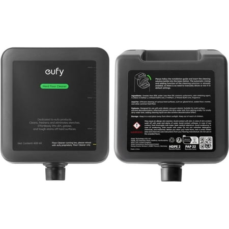 eufy Hard Floor Cleaner for Omni S1 Pro/S1, Safe and Gentle for Hand, Automatically Mix Without Manual Dilution, 600ml