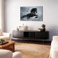 thumbnail image 3 of Inspiring Black Horse Wall Art Poster Motivational Quote Print for Daily Encouragement Decor Bedroom Living Room Office Inspirational Wall Decor for Horse Lovers, 3 of 7