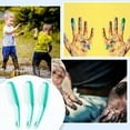 thumbnail image 7 of 3 Pcs Nail Brush for Cleaning Fingernails, MODANU Nail Fingernail Scrub Brush Plastic Handle Pedicure Brushes Set Manicure Brush for Toes and Nails, Clear White, 7 of 7