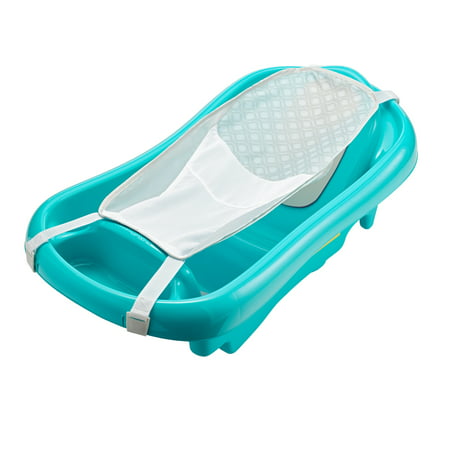 The First Years Sure Comfort Newborn To Toddler Baby Bath Tub Infant Bath Tub Teal