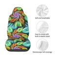 thumbnail image 4 of Lsque Hippie Style Pattern Car Seat Covers for Front Seats , Waterproof Seat Covers for Cars, Sporty Front Seat Covers,Car Seat Cover Protector Front Seats, 4 of 5