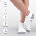 thumbnail image 5 of CAILDANL Felicigeely Ankle Athletic Running Socks Low Cut Sports Socks Breathable Cushioned Tab Socks for Men Women 6 Pairs, 5 of 6