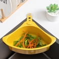 thumbnail image 3 of Kitchen Supplies,Kitchen Triangular Drain Basket Triangular Sink Strainer Basket Sink Basket Crafted with Care, 3 of 4