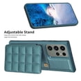 thumbnail image 4 of SaniMore for Samsung Galaxy S23 Ultra (6.8" 2023) Case, Flip PU Leather Diamond-Shaped with Built-in Card Slots, Kickstand and Shockproof Anti-drop Phone Case for S23 Ultra Wallet Shell, Green, 4 of 7
