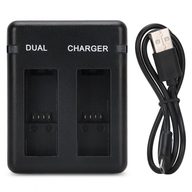 Cargador de batería doble LHCER sistema de carga inteligente para AHDBT-801/Gopro801/701-501