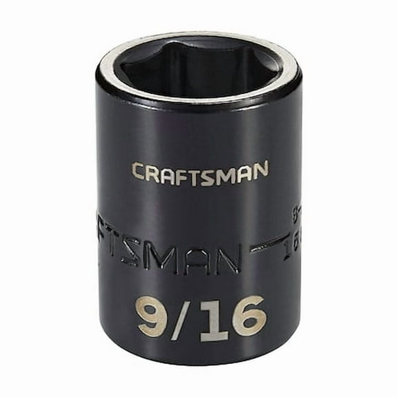 Craftsman Sockets, 3/8" Drive 9/16" SAE Impact Sha CMMT15835