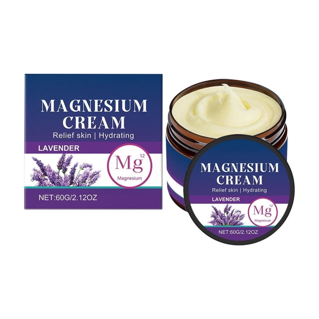 Crema calmante de magnesio, hidratante, para la fatiga muscular, calma la ansiedad y relaja el sonido, 60 g