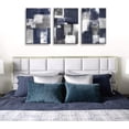 thumbnail image 3 of Abstract Art 3-panel Canvas Wall Art for Living Room Bedroom Canvas Prints Painting Abstract Wall Decor on Office Decor Bathroom Decor Kitchen Home Decor Poster Artwork Wall 12x16inch, 3 of 6