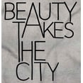 thumbnail image 2 of Cool Fashion Beauty Takes the City Womens Fitted Plus Size Graphic Tee Brisco Brands 2X, 2 of 5