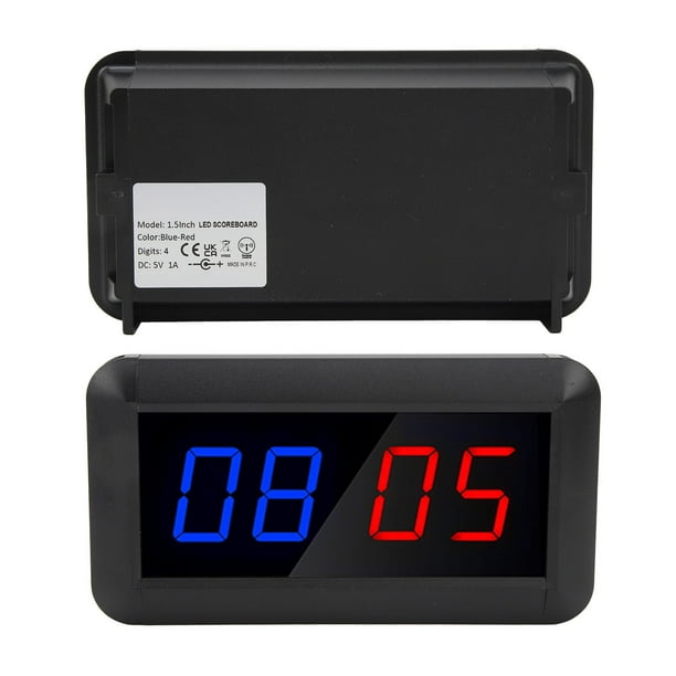 Marcador Electrónico, Marcador Electrónico De Brillo Ajustable Fácil De Usar Práctico Control Remoto ABS Para Juegos De Interior