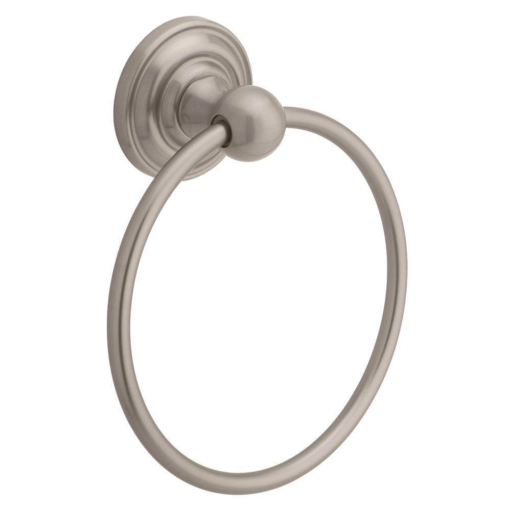 Delta Greenwich Towel Ring In Spotshield Brushed Nickel 138274