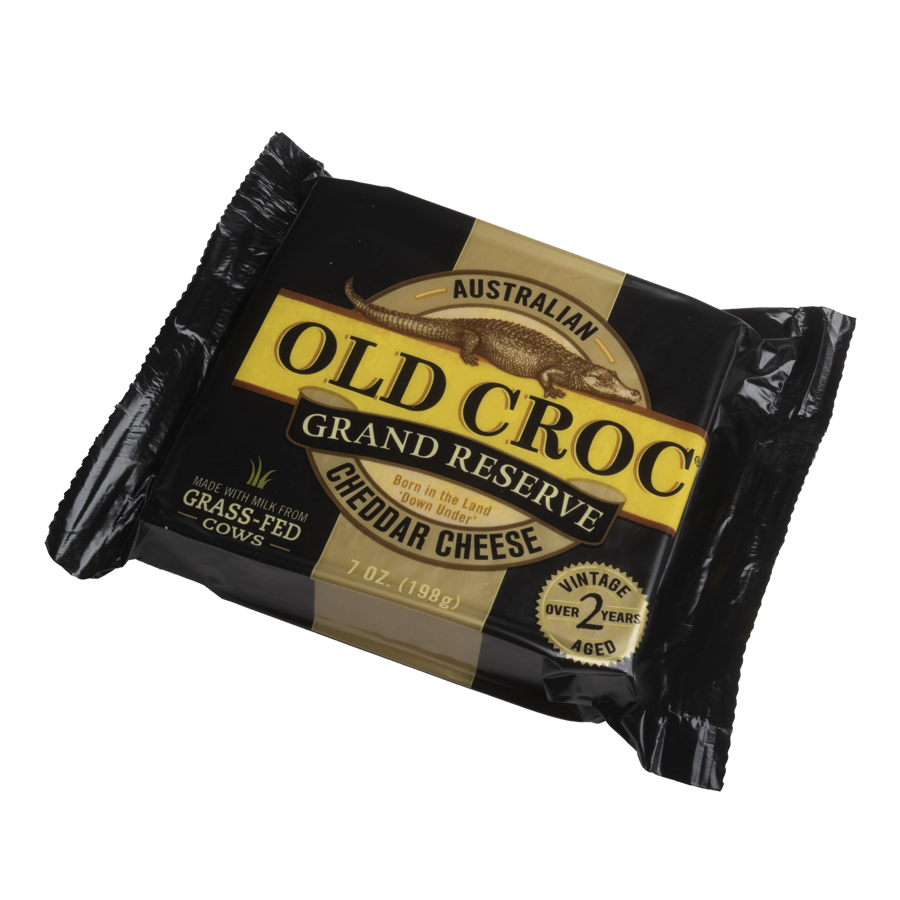 Old Croc Grand Reserve Cheddar Cheese, Plastic Wrapper, Refrigerated