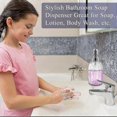 thumbnail image 5 of Ap Dispenser - 2 Pack 14 Oz Glass Soap Dispenser With Rust Proof Stainless Steel Pump, Refillable Liquid Bottle Dispenser, Premium Hand Jar Dispen, 5 of 5