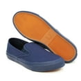 thumbnail image 3 of Fred Perry Men's Turner Slip On Canvas Sneaker, Carbon Blue,7.5 M US, 3 of 7