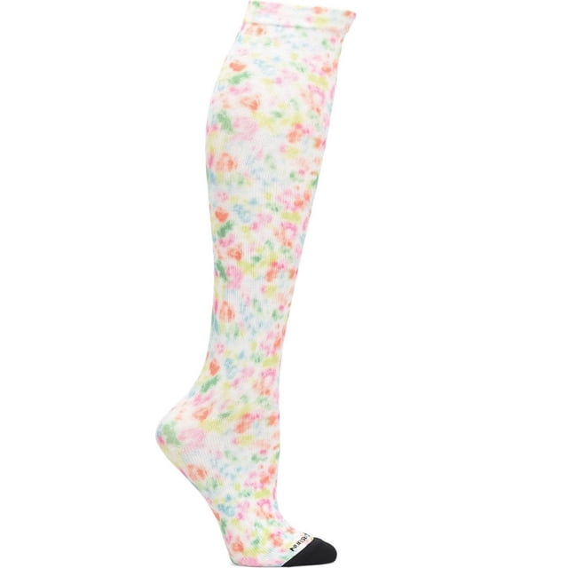Nurse Mates Compression Calcetines sin Costuras Color 360°: Tinte Brillante, Talla: 9-11