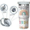thumbnail image 3 of 90th Birthday Tumbler with Handle & Straw, Birthday Gifts Stainless Steel Cups 30 Oz, 90 Year Old Birthday Gifts for Girls, 90th Birthday Decorations for Girls, Happy 90th Birthday Gifts for Women, 3 of 6