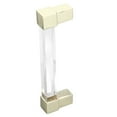 thumbnail image 2 of  Acrylic Handle, Transparent Acrylic Drawer Pulls Cabinet Hardware  For Closet Hole Spacing 128 Gold, 2 of 8