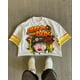 thumbnail image 2 of Camiseta de manga corta de algodón puro estilo retro con dibujos animados de Harajuku para mujer, tops holgados de verano, camisetas blancas elegantes a la moda, ropa para hombre, 2 of 5