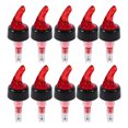 thumbnail image 1 of Vertedor de botellas medido automático, vertedor de medida de alcohol de tiro rápido, dispensador de bebidas, cócteles de vino, herramientas de Bar para el hogar, 1oz/30ml, paquete de 10, 1 of 8
