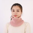 thumbnail image 4 of Reusable Scarf Women Winter Scarf Thick Knitted Warm Solid Color Windproof Elastic Anti-shrink Soft Lightweight Washable Neck Protection Heat, 4 of 8