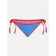 thumbnail image 5 of No Boundaries Stars and Stripes Low Rise String Swim Bottoms, Women's XXS-XXL, 5 of 5