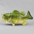 thumbnail image 4 of Simulation Largemouth Bass Toys Plastic Realistic Animal Figures Model Toys for Kids (Green), 4 of 8