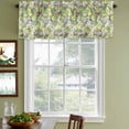 thumbnail image 3 of 2 Pack Valances for Window, Green Botanical Short Curtains for Kitchen Bedroom Living Room, Spring Floral Summer Botanical Rustic Rod Pocket Small Window Treatment Valance Drapes 54 x 18 Inch, 3 of 8