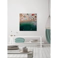 thumbnail image 3 of Packed Beach Painting Print on Wrapped Canvas, 3 of 7