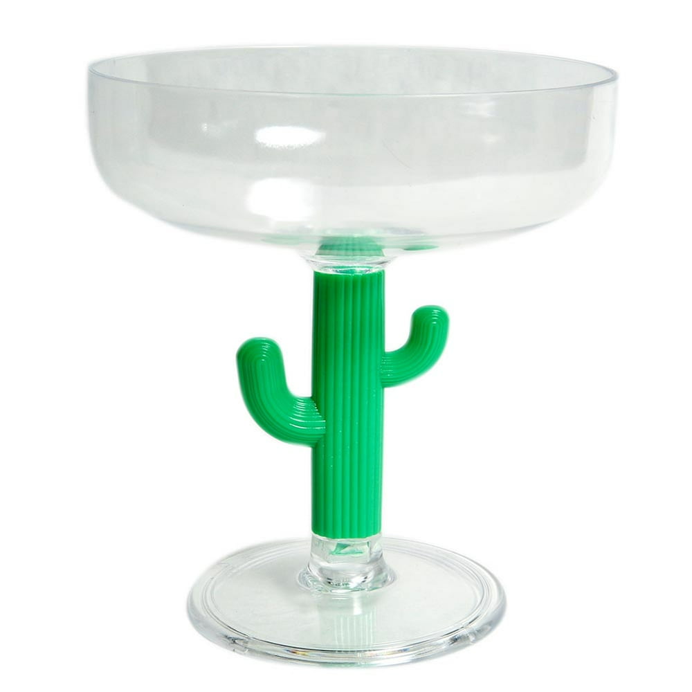 Cactus Margarita Glasses Home Decor 12 Pieces