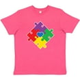 thumbnail image 3 of Inktastic Autism Awareness Month Puzzle Youth T-Shirt, 3 of 5