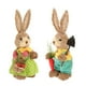 thumbnail image 2 of 2x Conejo de paja artificial Lindo juguete Adornos de conejito de paja de Pascua Figura de conejito estilo A, 2 of 9